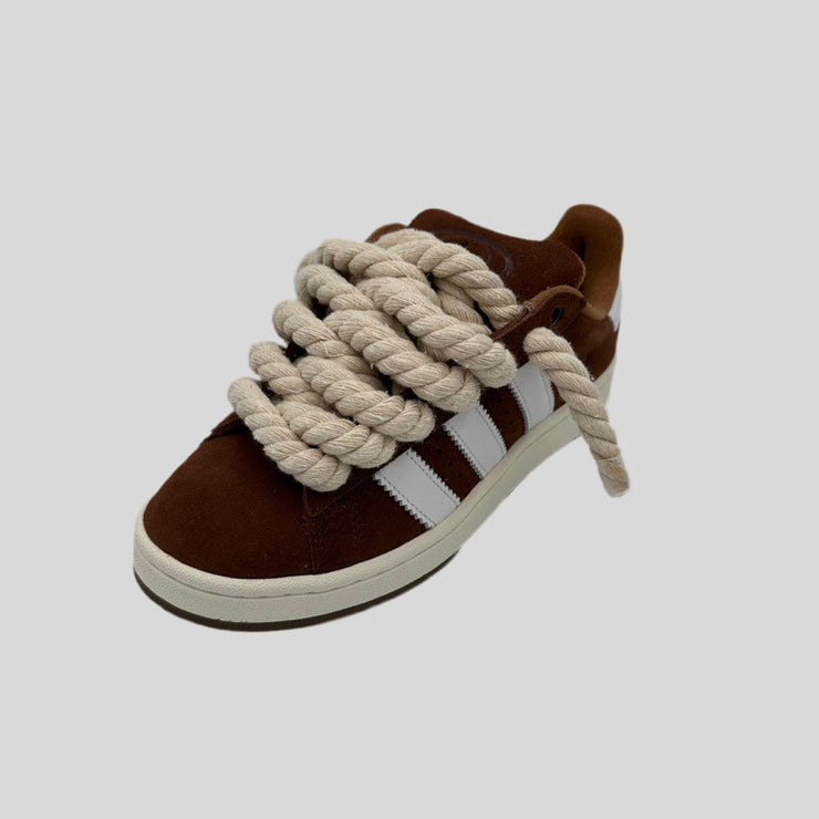 Brown ADIDAS CAMPUS X ROPE LACES