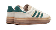 ADIDAS GAZELLE BOLD “CREAM COLLEGIATE/GREEN” SNEAKERS