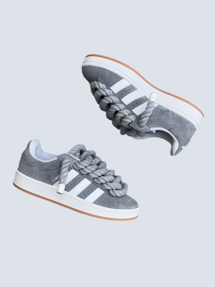 Grey ADIDAS CAMPUS X ROPE LACES