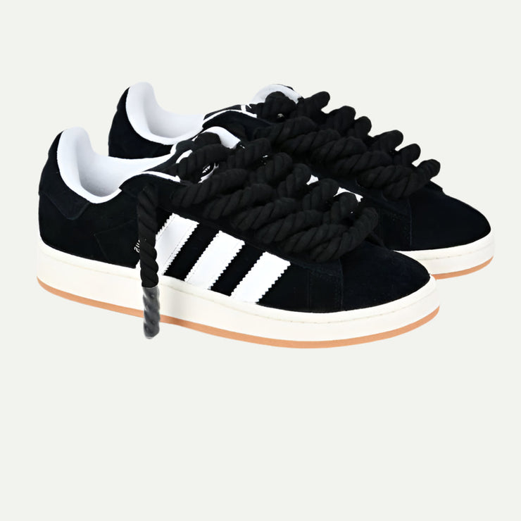 Black ADIDAS CAMPUS X ROPE LACES