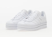 Adidas Gazelle Bold Triple White (Women's) Sneakers in Cloud White