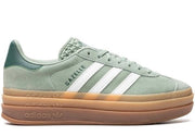 Adidas Gazelle Bold "Silver Green Gum" Sneakers