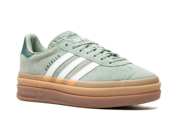 Adidas Gazelle Bold "Silver Green Gum" Sneakers