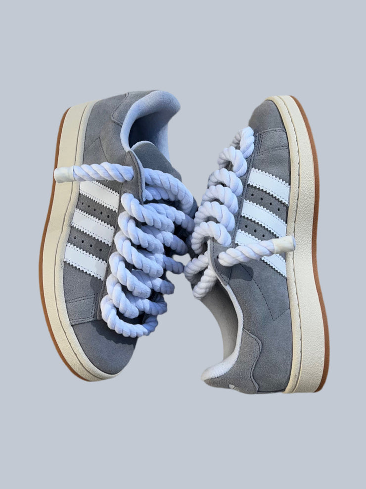 Grey ADIDAS CAMPUS X ROPE LACES