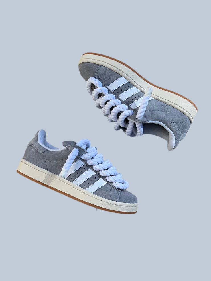 Grey ADIDAS CAMPUS X ROPE LACES