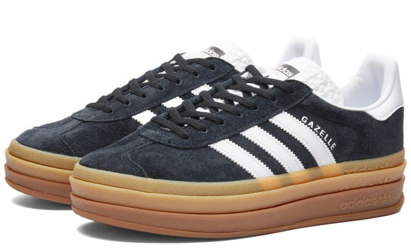 Adidas Gazelle Bold Core Black Cloud White Cloud White