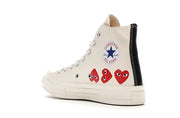 Converse Chuck Taylor All-Star 70 Hi Comme des Garcons Play Multi-Heart White